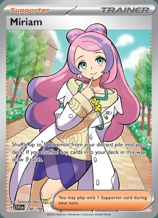 Miriam #238 Scarlet & Violet PSA 10