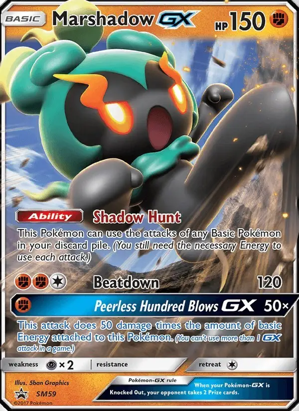 Marshadow GX #SM59 SM Black Star Promos PSA 10