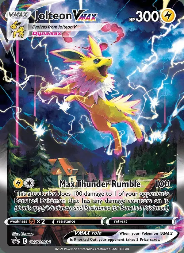 Jolteon VMAX #SWSH184 SWSH Black Star Promos PSA 10