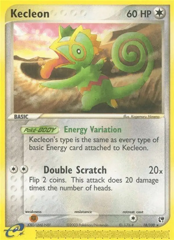 Kecleon #18 Sandstorm PSA 10