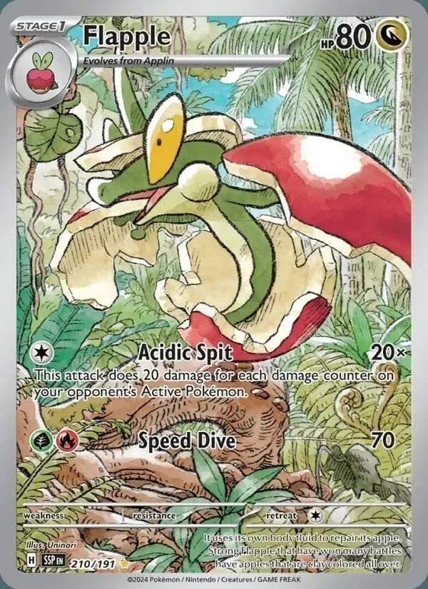 Flapple #210 Surging Sparks PSA 10