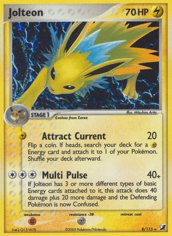Jolteon #8 Unseen Forces PSA 10