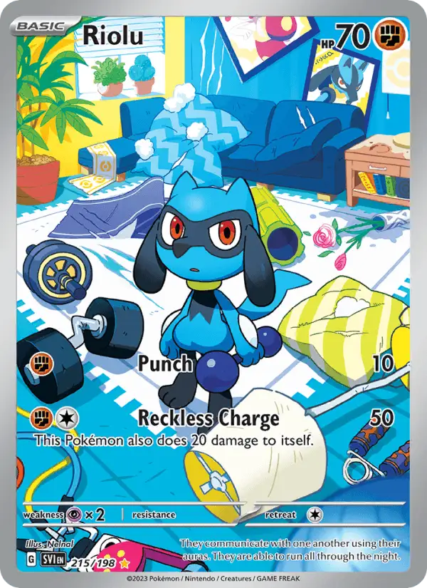 Riolu #215 Scarlet & Violet PSA 10
