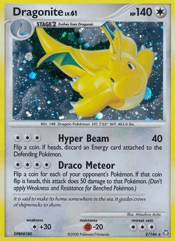 Dragonite #2 Legends Awakened PSA 10