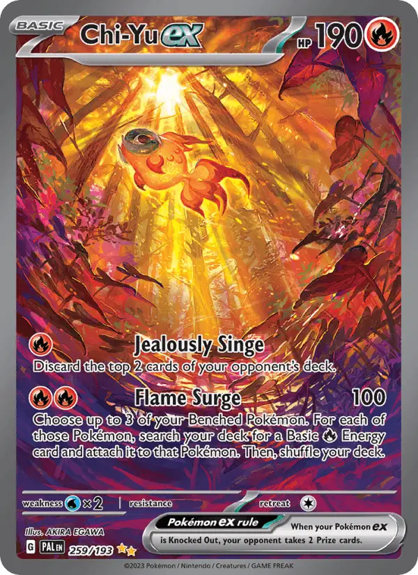 Chi-Yu ex #259 Paldea Evolved PSA 10