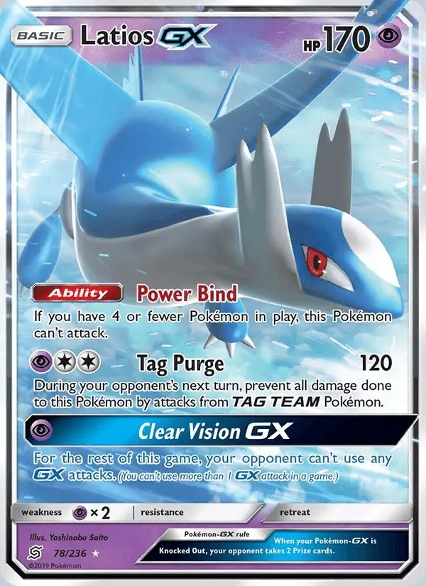 Latios GX #78 Unified Minds PSA 10
