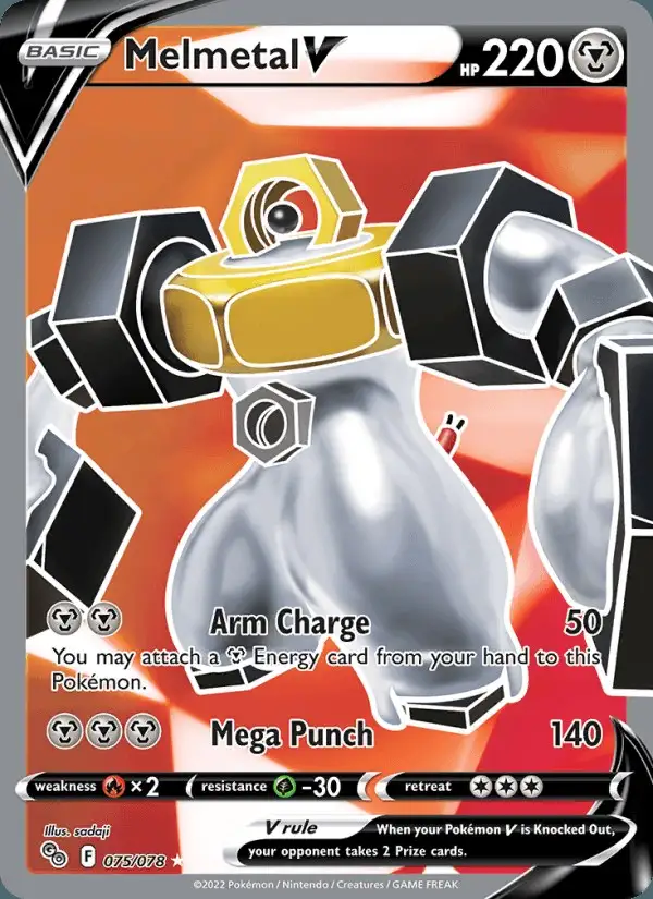 Melmetal V #075 Pokémon GO PSA 10