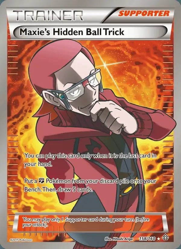Maxie's Hidden Ball Trick #158 Primal Clash PSA 10