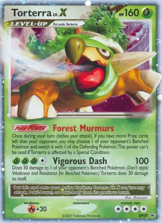 Torterra #DP09 DP Black Star Promos PSA 10
