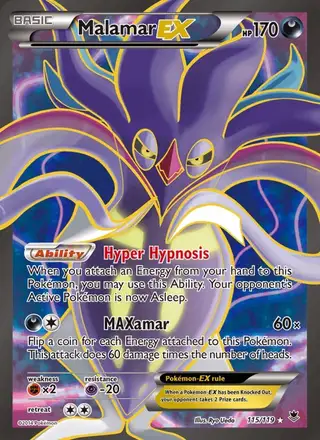 Malamar EX #115 Phantom Forces PSA 10