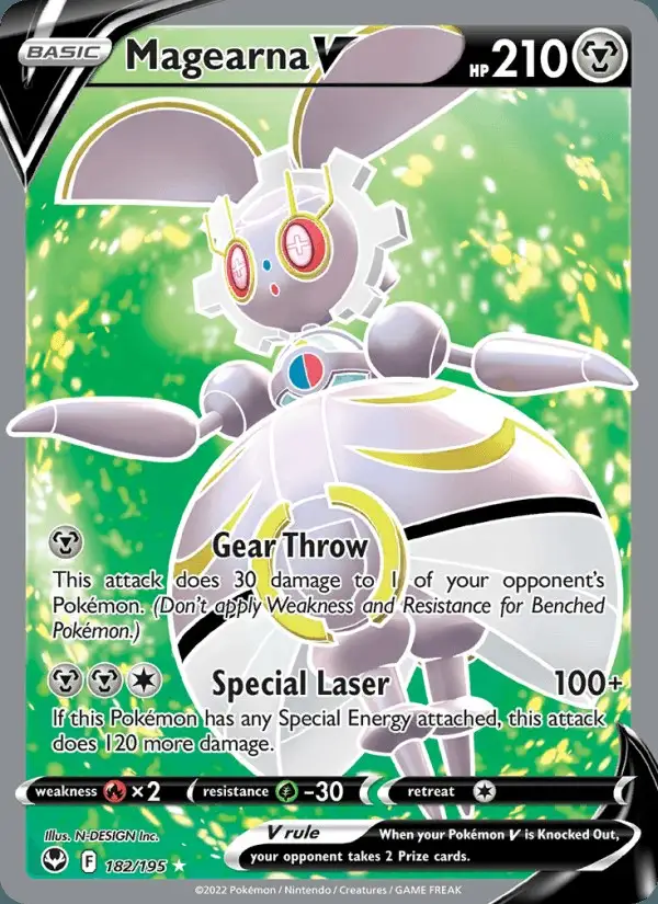Magearna V #182 Silver Tempest PSA 10