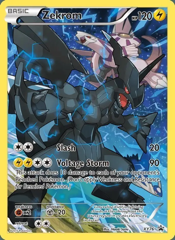 Zekrom #XY76 XY Black Star Promos PSA 10