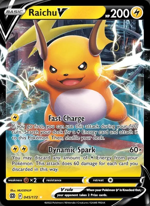 Raichu V #045 Brilliant Stars PSA 10