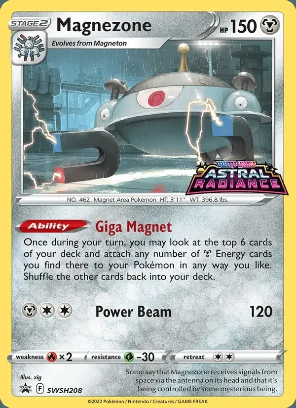 Magnezone #SWSH208 SWSH Black Star Promos PSA 10