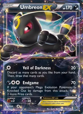 Umbreon EX #55 Fates Collide PSA 10