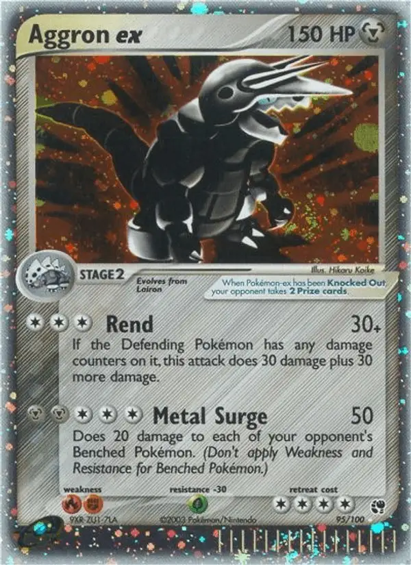 Aggron ex #95 Sandstorm PSA 10