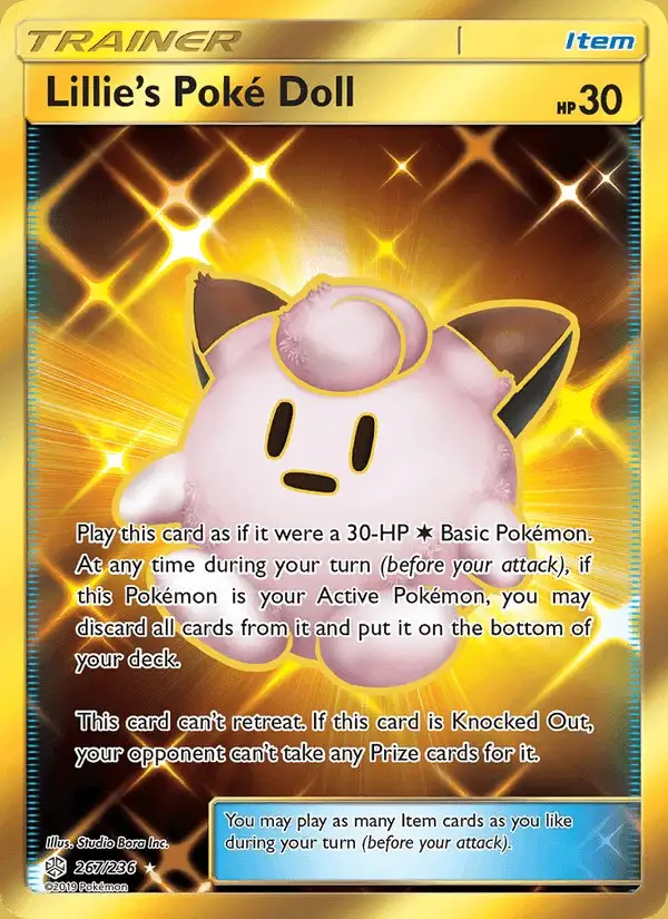 Lillie’s Poké Doll #267 Cosmic Eclipse PSA 10