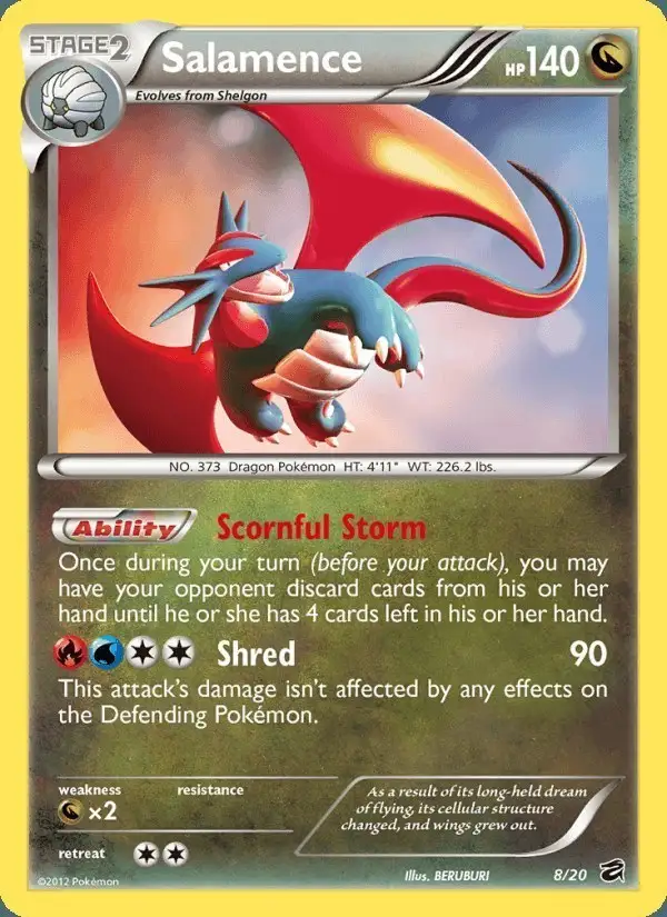 Salamence #8 Dragon Vault PSA 10