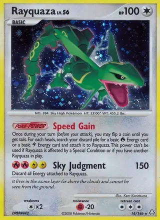 Rayquaza #14 Legends Awakened PSA 10