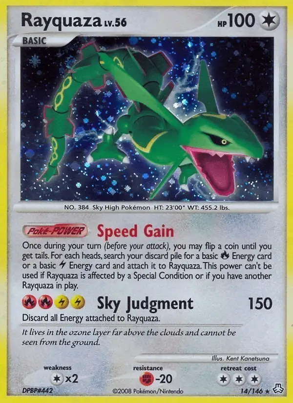 Rayquaza #14 Legends Awakened PSA 10