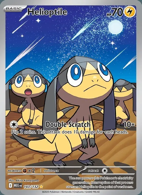 Helioptile #143 Mega Evolution PSA 10