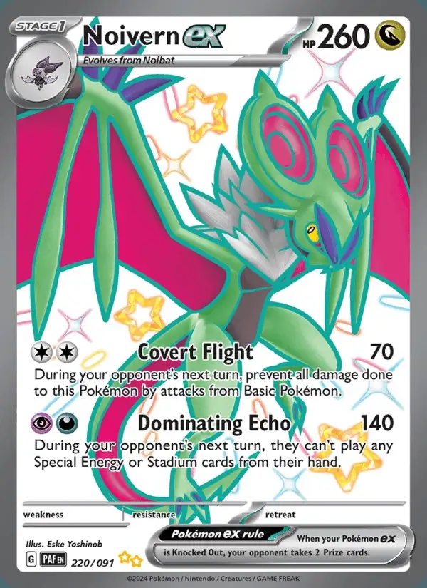 Noivern ex #220 Paldean Fates PSA 10