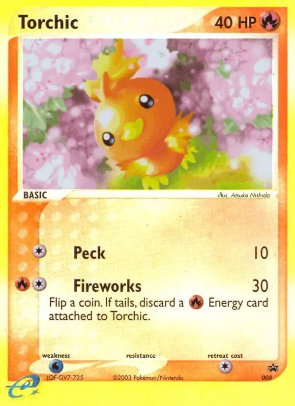 Torchic #8 Nintendo Black Star Promos PSA 10