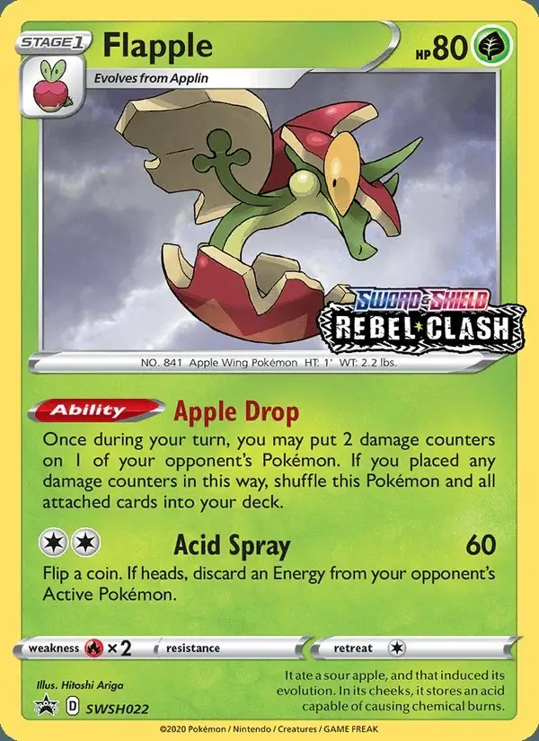 Flapple #SWSH022 SWSH Black Star Promos PSA 10