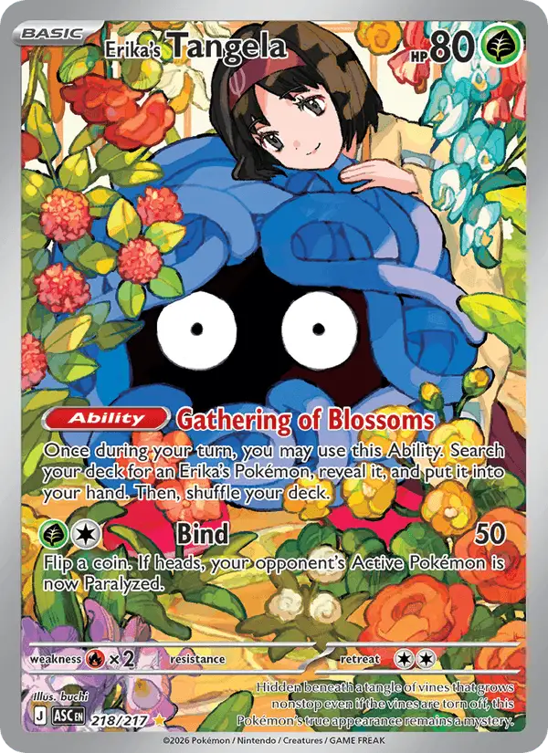 Erika's Tangela #218 Ascended Heroes PSA 10