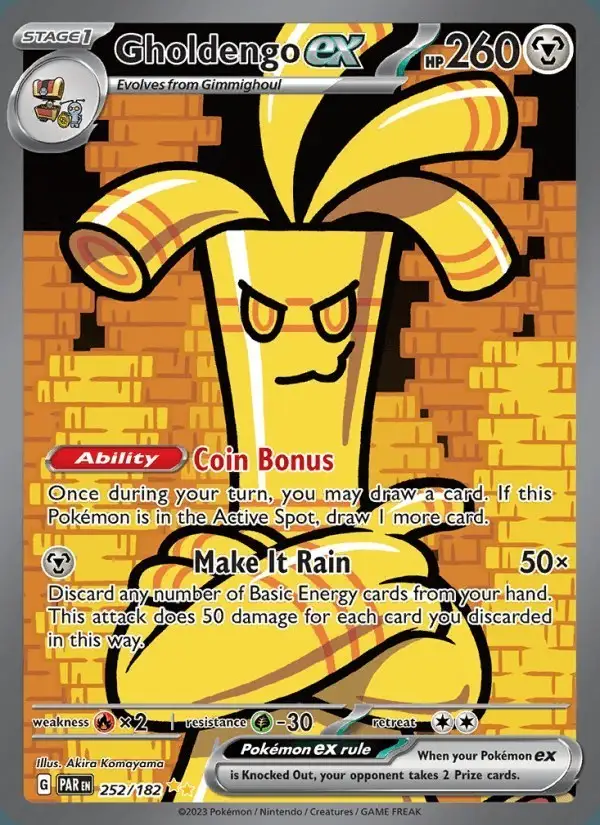 Gholdengo ex #252 Paradox Rift PSA 10