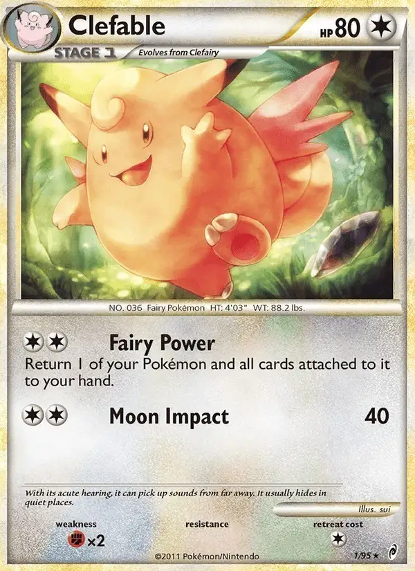 Clefable #1 Call of Legends PSA 10