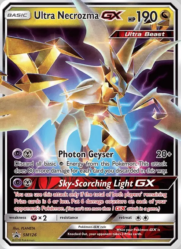 Ultra Necrozma GX #SM126 SM Black Star Promos PSA 10