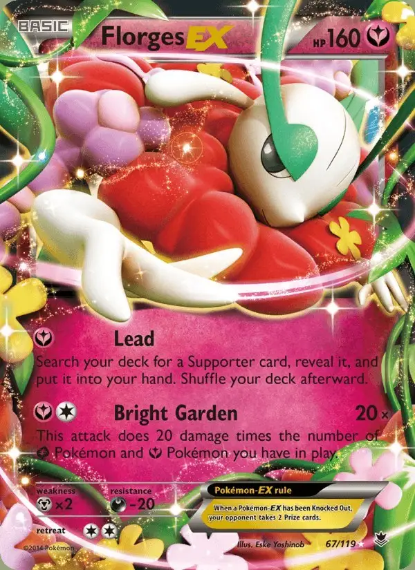 Florges EX #67 Phantom Forces PSA 10