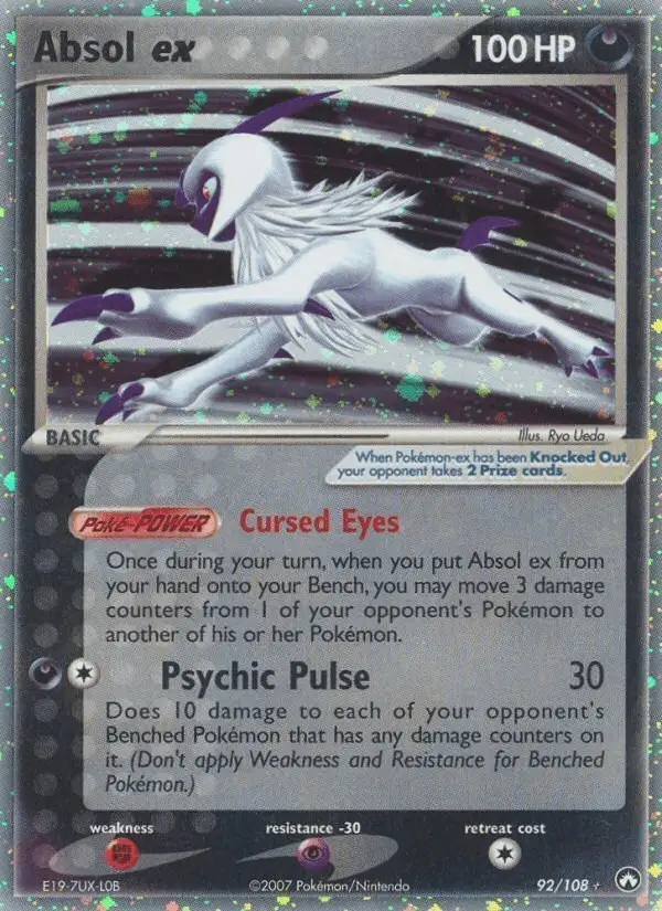 Absol ex #92 Power Keepers PSA 10