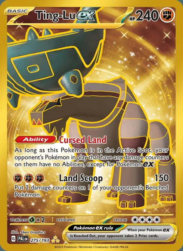 Ting-Lu ex #275 Paldea Evolved PSA 10