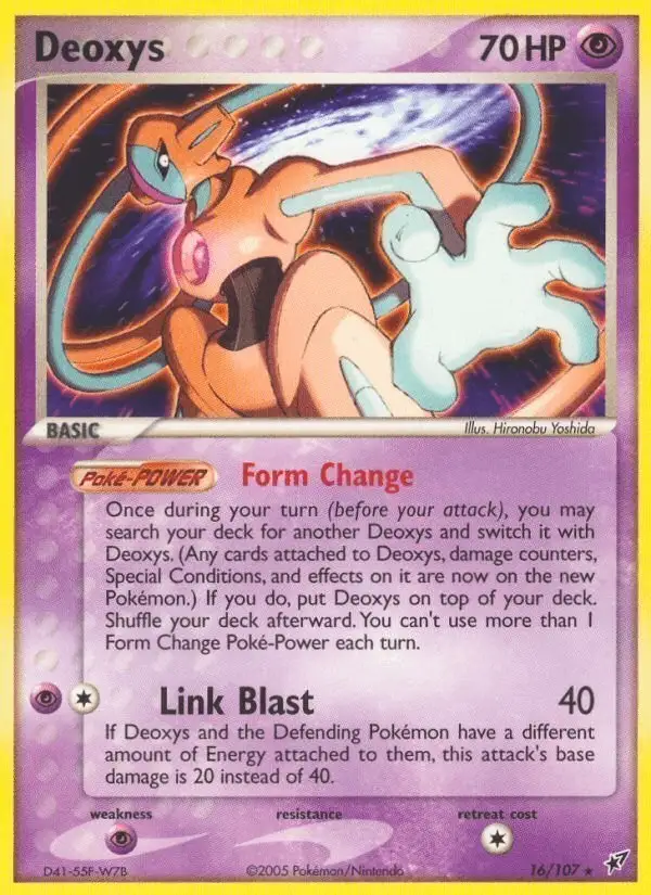 Deoxys #16 Deoxys PSA 10
