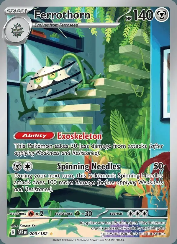Ferrothorn #209 Paradox Rift PSA 10