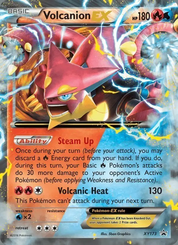 Volcanion EX #XY173 XY Black Star Promos PSA 10