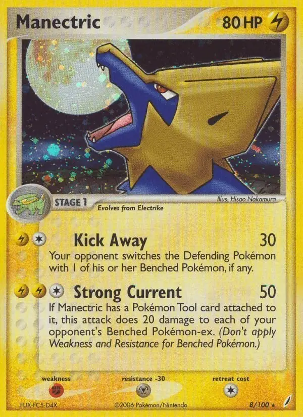 Manectric #8 Crystal Guardians PSA 10