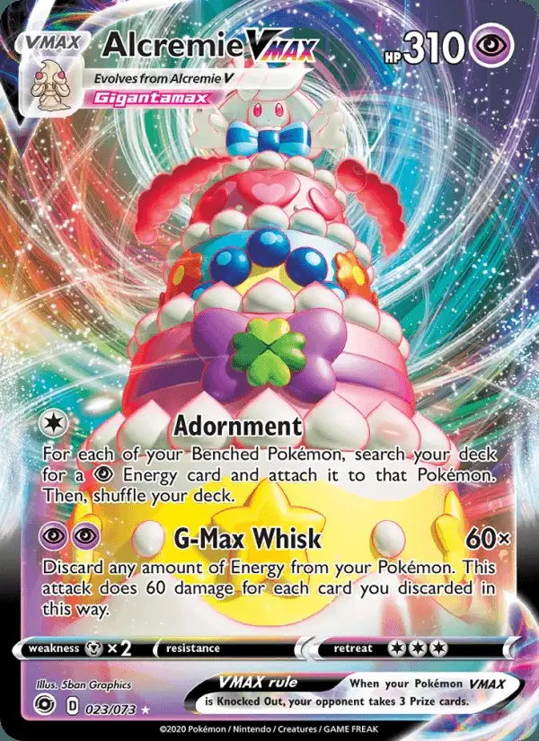 Alcremie VMAX #23 Champion's Path PSA 10