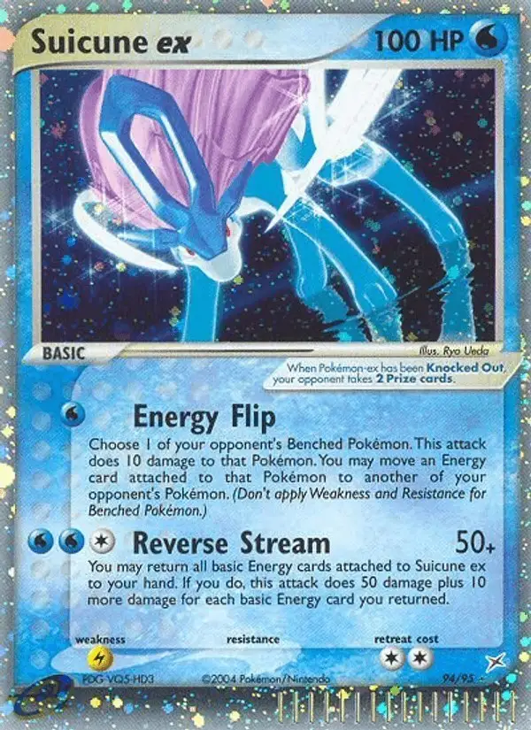 Suicune ex #94 Team Magma vs Team Aqua PSA 10