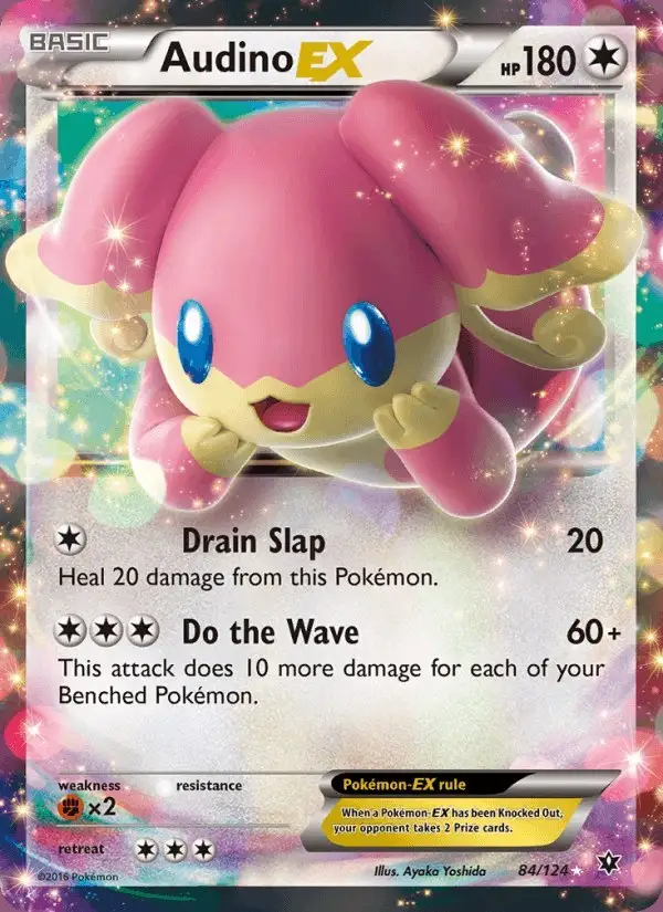 Audino EX #84 Fates Collide PSA 10