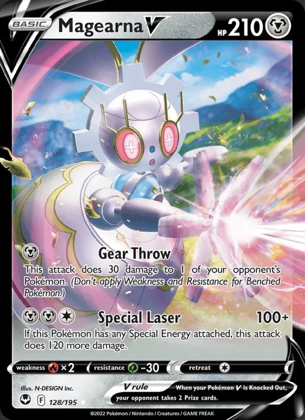 Magearna V #128 Silver Tempest PSA 10