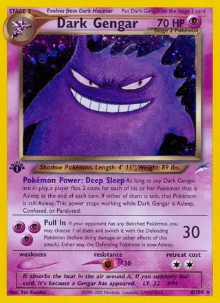 Dark Gengar #6 Neo Destiny PSA 10