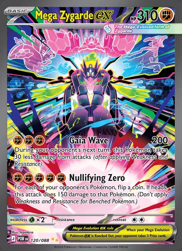 Mega Zygarde ex #120 Perfect Order PSA 10