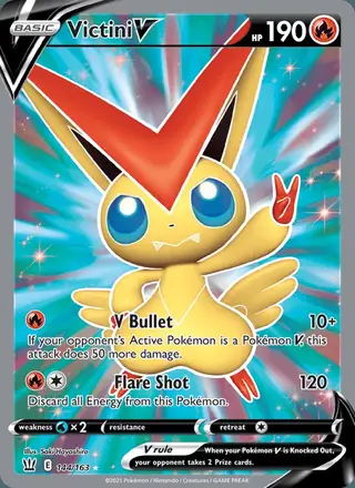 Victini V #144 Battle Styles PSA 10