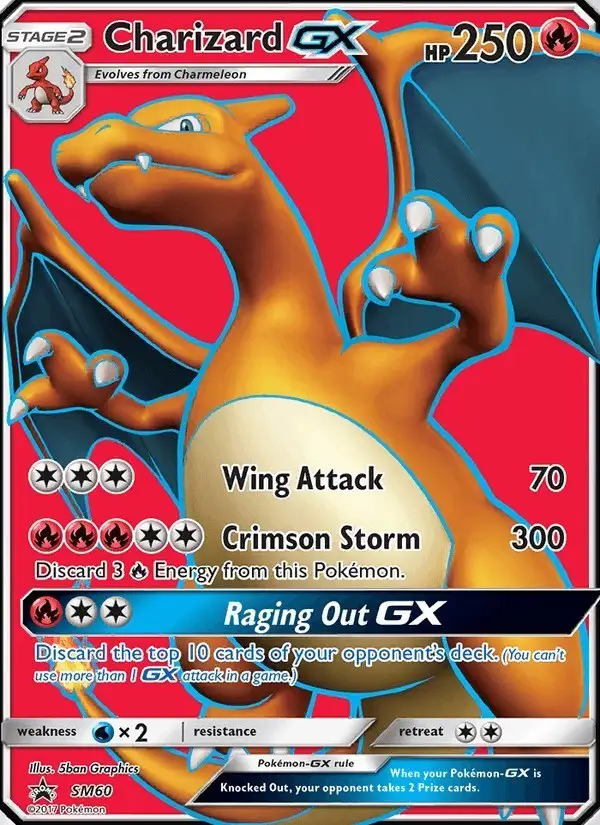 Charizard GX #SM60 SM Black Star Promos PSA 10