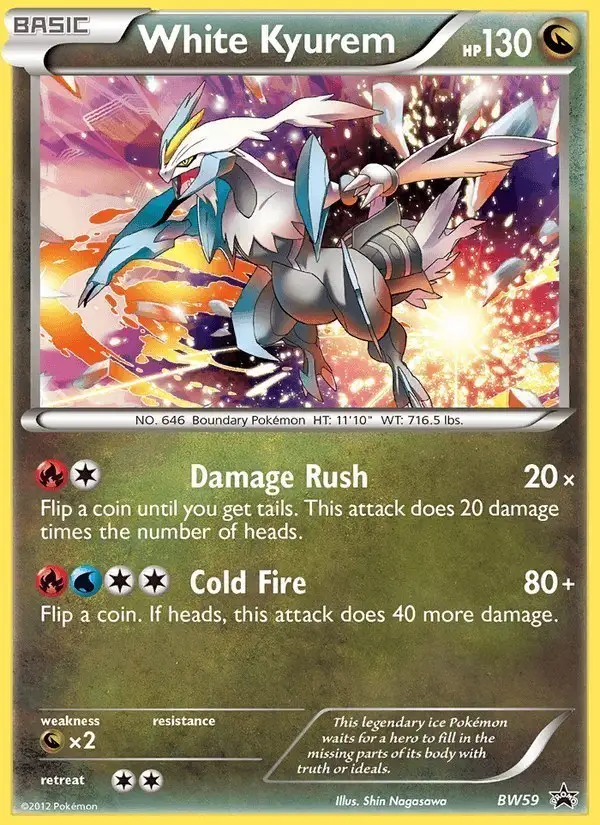 White Kyurem #BW59 BW Black Star Promos PSA 10