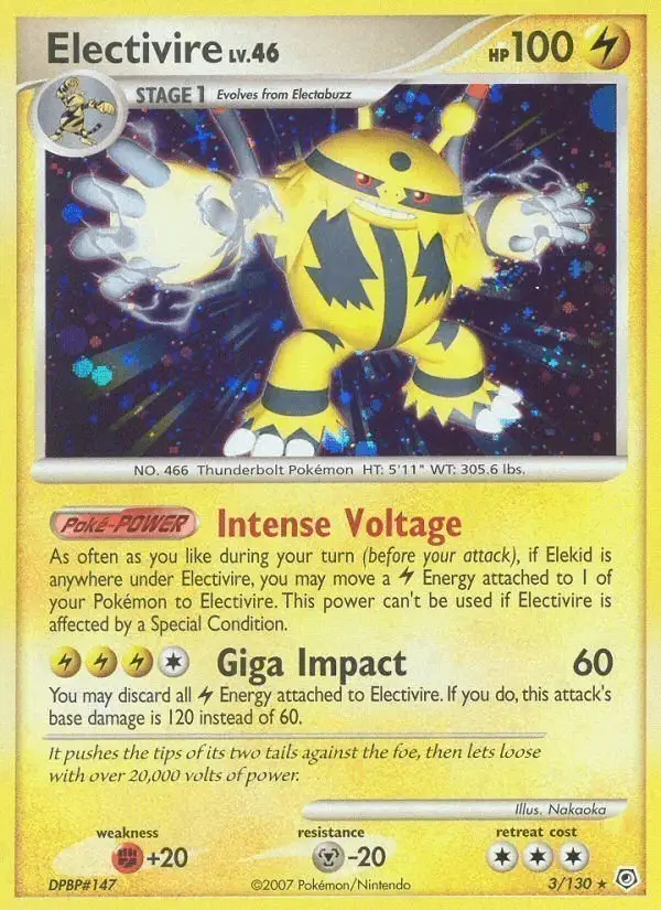 Electivire #3 Diamond & Pearl PSA 10