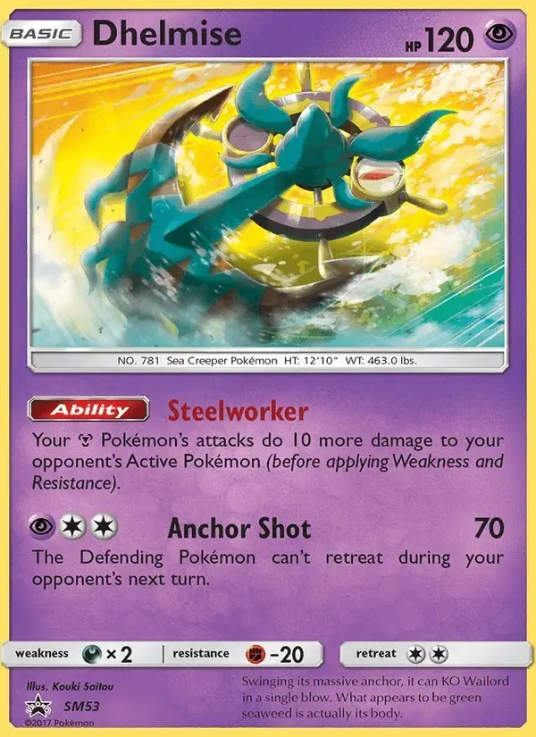 Dhelmise #SM53 SM Black Star Promos PSA 10